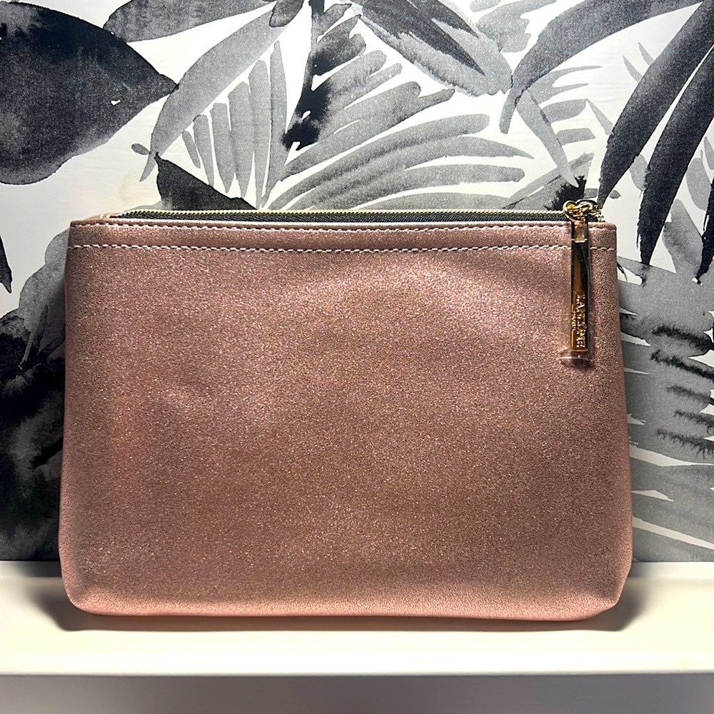 NWOT Lancôme Rose Gold Travel/Cosmetics Pouch!